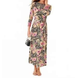 NEW LILLY PULITZER demy maxi dress in rutabaga el morocco